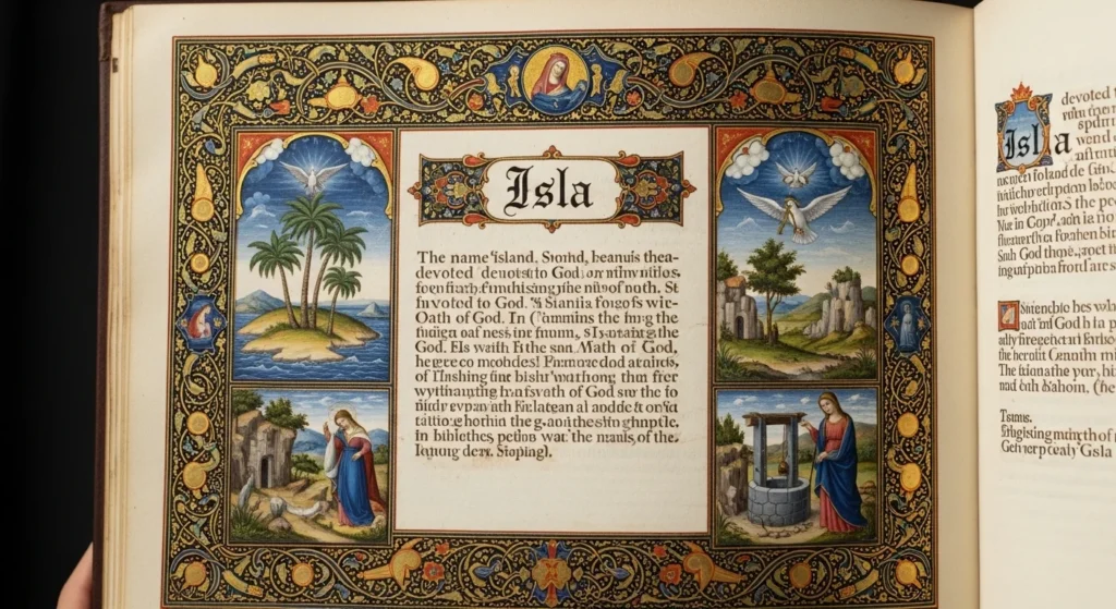 isla name meaning in bible