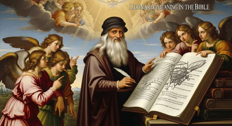 leonardo meaning in bible