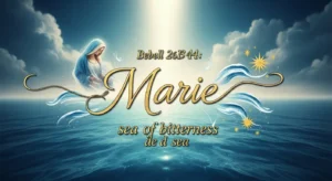 marie name meaning in bible