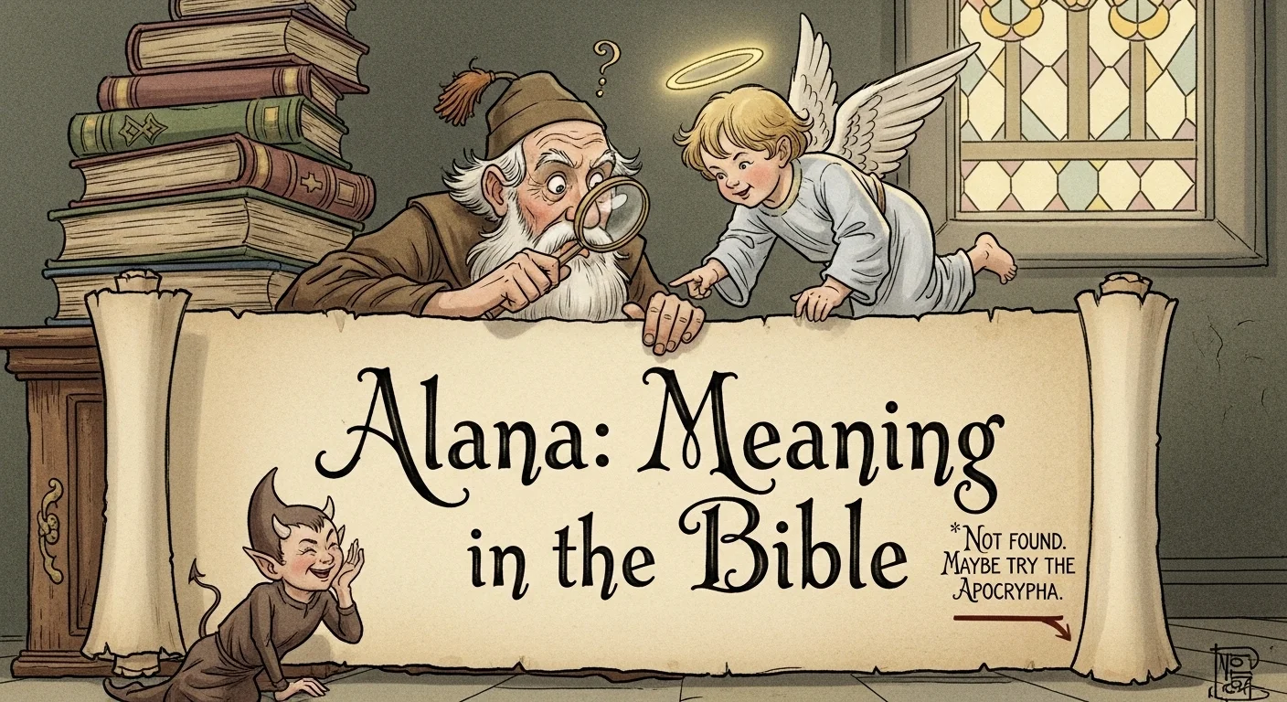 What Does Alana Mean in the Bible