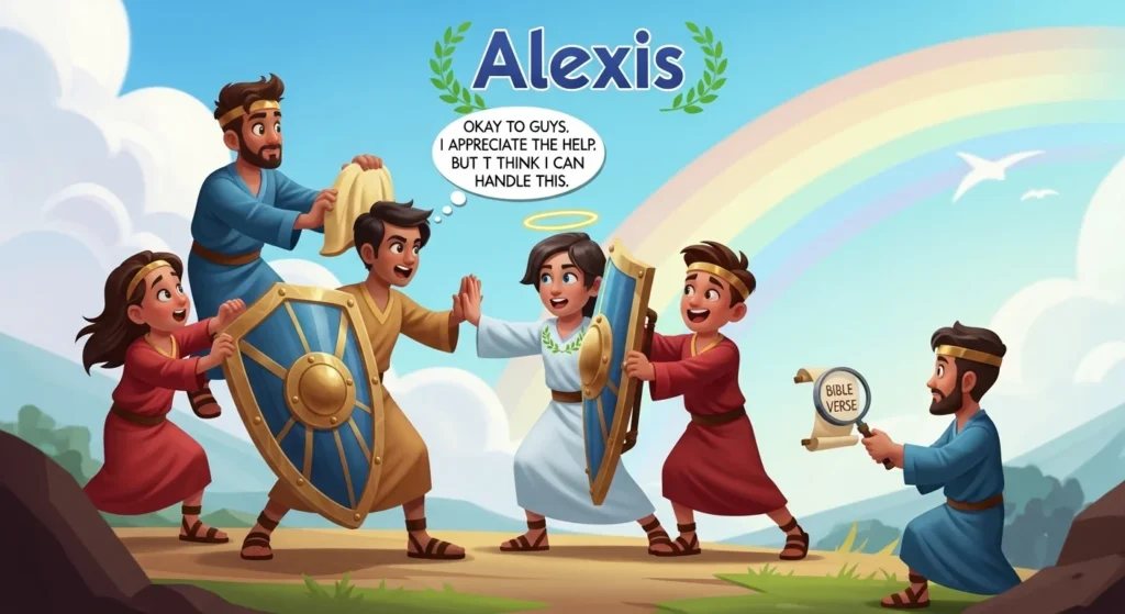 alexis meaning in bible