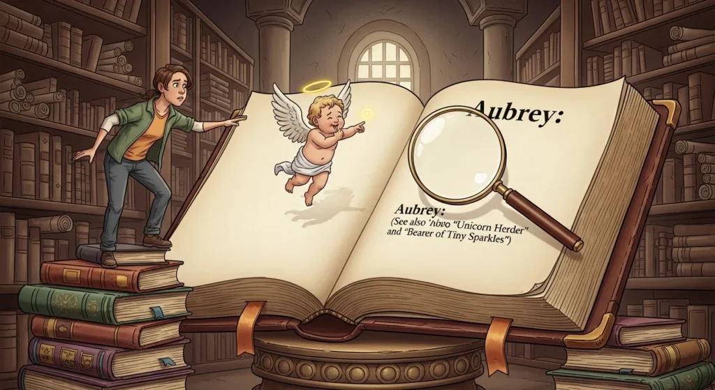 aubrey meaning in bible