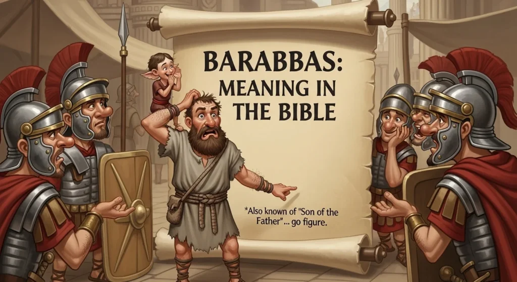 barabbas meaning in bible