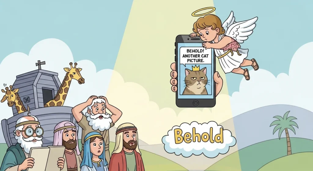 behold meaning in bible