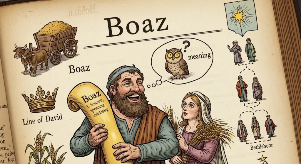boaz meaning in bible
