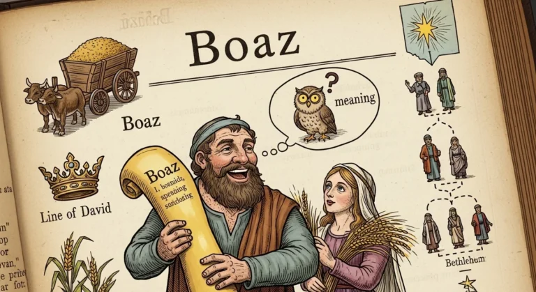 boaz meaning in bible
