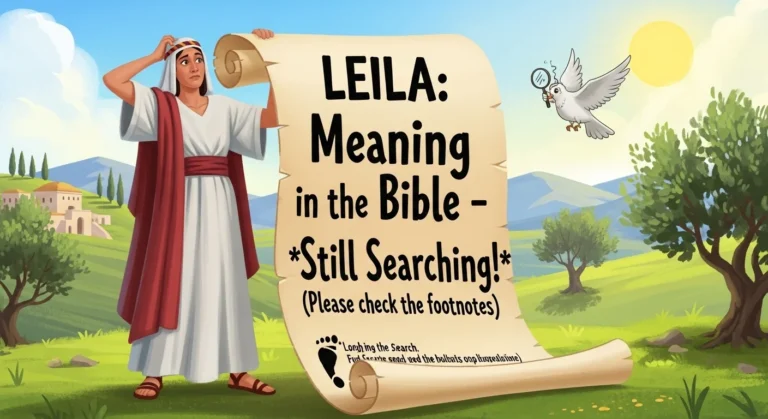 leila meaning in bible