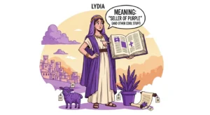 lydia name meaning in bible