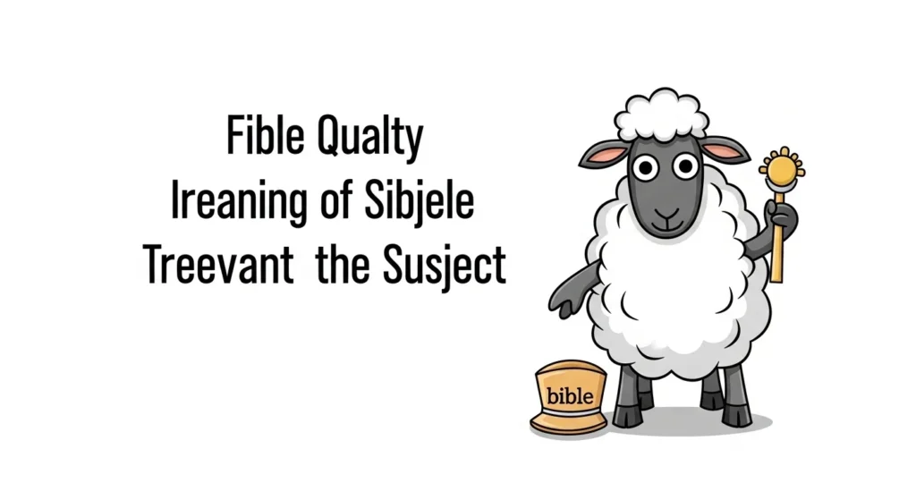 sheep meaning in bible